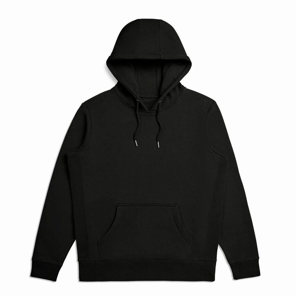 New Original Favorites Black GOTS Organic Cotton Hooded Sweatshirt Men’s Small
